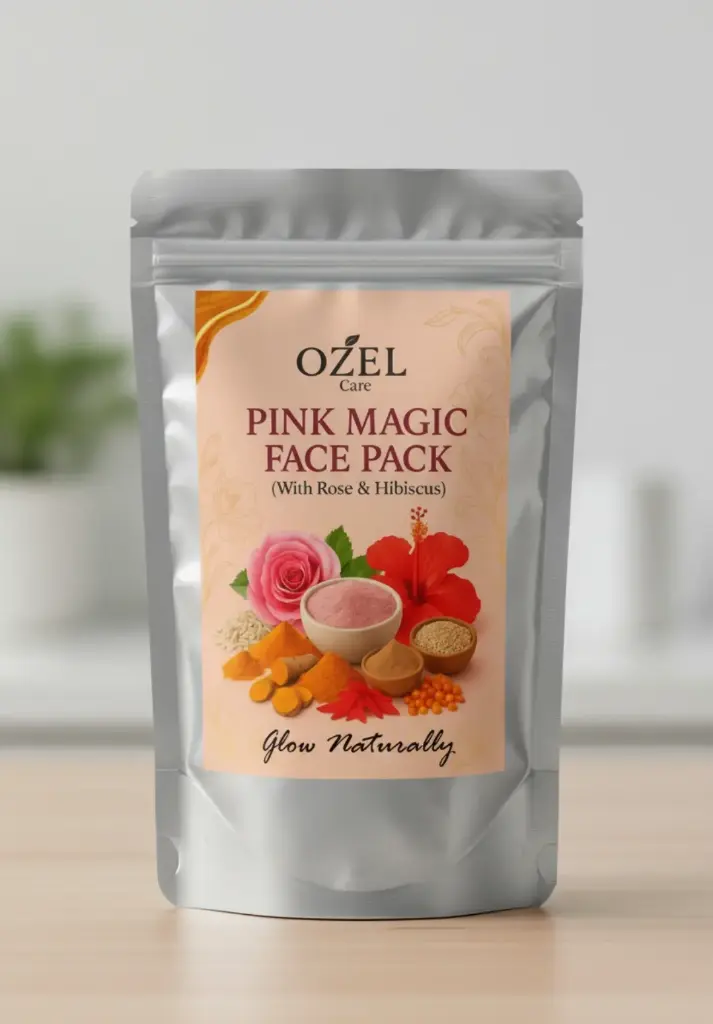 OZEL Care Pink Magic Face Pack 100gm