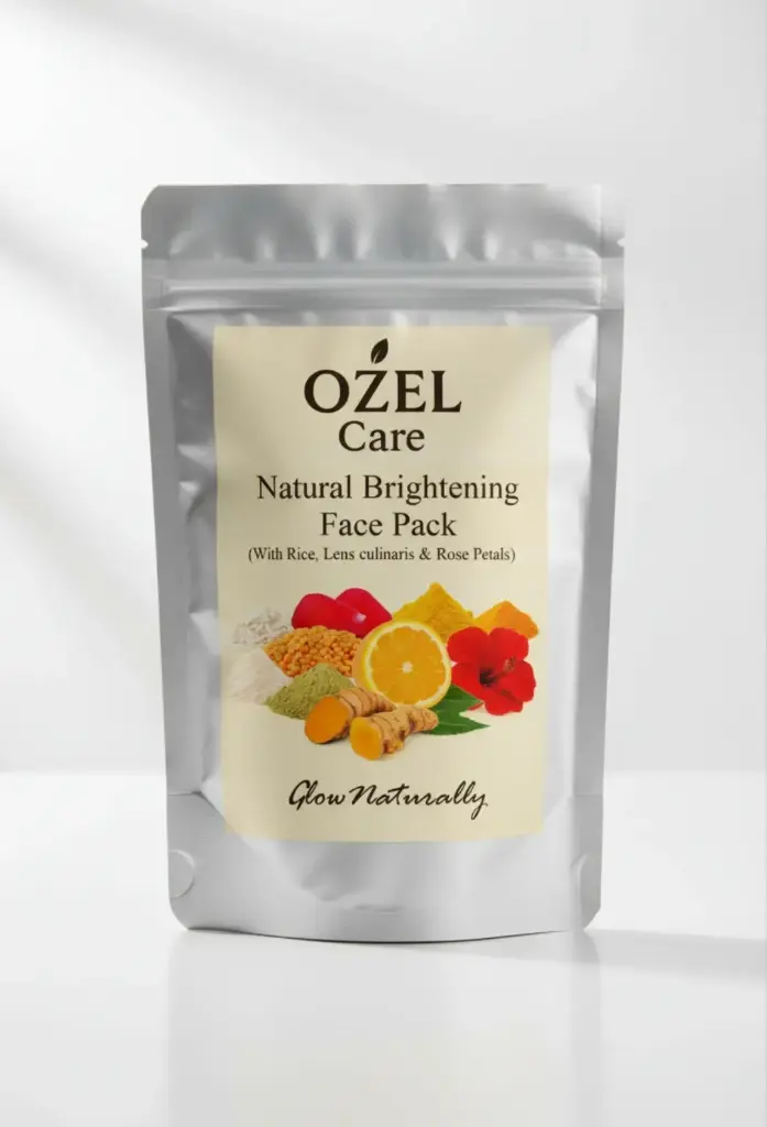
OZEL Care Natural Brightening Face Pack 100gm
